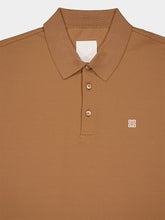 Givenchy Beige Cotton Polo with 4G Detail