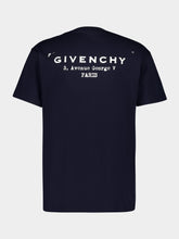 Givenchy Dark Navy Logo Cotton T-Shirt