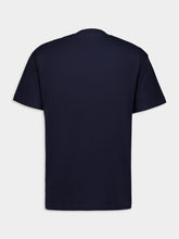 Givenchy Navy Blue Cotton Logo T-Shirt