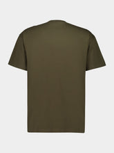 Givenchy Khaki Green Regular Fit Cotton Logo T-Shirt