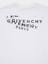 Givenchy White Logo Stamp T-Shirt
