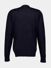 Givenchy Night Blue Cotton and Silk Cardigan
