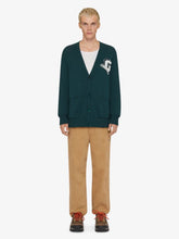 Givenchy Fir Green College Cardigan
