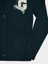 Givenchy Fir Green College Cardigan
