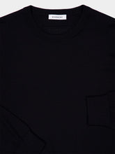 Givenchy Black Wool Sweater with Grosgrain Detail