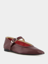 Le Monde Beryl Oxblood Ballet Mary Jane Flats