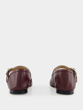 Le Monde Beryl Oxblood Ballet Mary Jane Flats