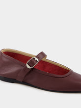 Le Monde Beryl Oxblood Ballet Mary Jane Flats