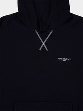 Givenchy Black Cotton Hooded Sweatshirt
