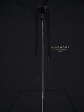 Givenchy Black Zipped Sweatshirt in Fleece