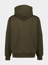 Givenchy Khaki Zipped Sweatshirt in Fleece