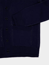 Givenchy Dark Navy Cotton V-Neck Cardigan