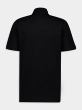 Givenchy Black Cotton Polo with Patch