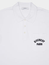 Givenchy White Cotton Polo Shirt