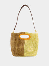 Marni Yellow and Brown Paper Raffia Seaside Bag