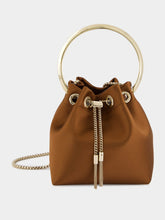 Jimmy Choo Bronze Satin Bon Bon Handbag