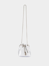 Jimmy Choo Silver Bon Bon Mirror Mini Bag