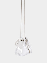 Jimmy Choo Silver Bon Bon Mirror Mini Bag