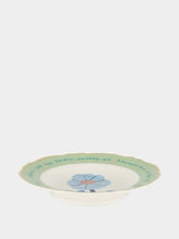 Bitossi Green Flower Soup/Pasta Plate