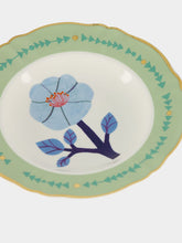 Bitossi Green Flower Soup/Pasta Plate