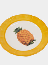 Les Ottomans Botanical Pineapple Dessert Plate