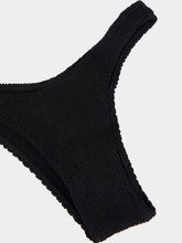 Bond-Eye Textured Black Bikini Brief