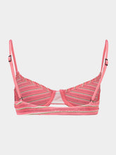 Bond-Eye Watermelon Stripe Gracie Bikini Top