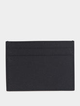 Dolce & Gabbana Black Dauphine Leather Card Holder