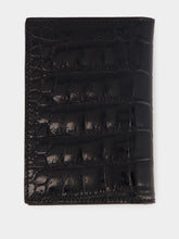 Dolce & Gabbana Black Alligator Leather Wallet