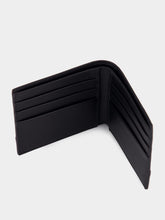 Dolce & Gabbana Black Woven Calfskin Leather Wallet