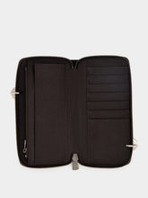 Dolce & Gabbana Ebony Brown Crocodile Leather Zip Wallet