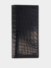 Dolce & Gabbana Night Blue Crocodile Continental Wallet