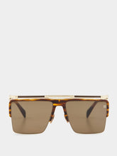 Balmain Brown Triomphe Sunglasses
