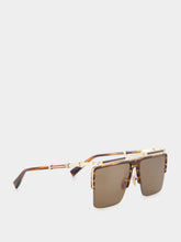 Balmain Brown Triomphe Sunglasses