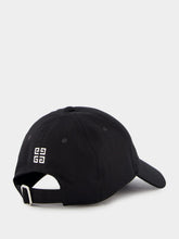 Givenchy Black Cotton Embroidery 4G Baseball Cap