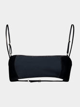 Tom Ford Black Stretch Satin Bandeau Bralette