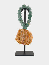 Studio Julia Atlas Jade Green Prayer Bead Artwork