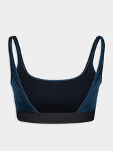 Tom Ford Green Stretch Lustrous Velour Signature Bralette