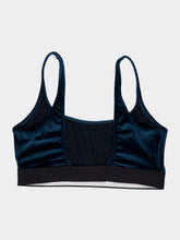 Tom Ford Green Stretch Lustrous Velour Signature Bralette