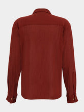 Spiritum Tulum Red Terracotta Balam Cotton Shirt