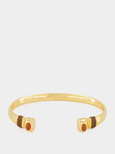 Gas Bijoux Sarina Gold Bracelet with Red Jasper
