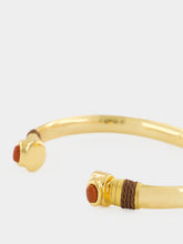Gas Bijoux Sarina Gold Bracelet with Red Jasper