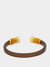 Gas Bijoux Sarina Terracotta and Gold Cuff Bracelet