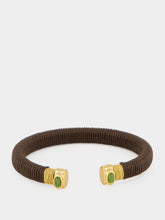 Gas Bijoux Sarina Brown and Gold Cuff Bracelet