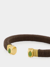 Gas Bijoux Sarina Brown and Gold Cuff Bracelet