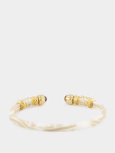 Gas Bijoux White Sari Gold-Plated Bracelet