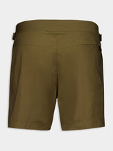 Tom Ford Military Green Nylon Swim Shorts