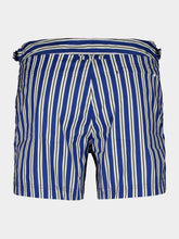 Tom Ford Blue and White Striped Swim Shorts