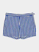 Tom Ford Blue and White Striped Swim Shorts