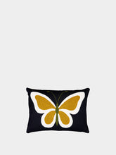 Lindell & Co Black Butterfly Cushion